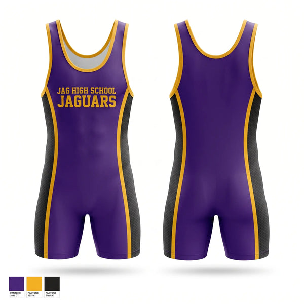 Wrestling Singlet, Jag highschool jaguars, Wrestling, Teamtime, Team time, sublimation, custom sports apparel, team uniforms, spirit wear, spiritwear, sports uniforms, custom shirts, team store, custom team store, fundraiser sports, apparel fundraiser