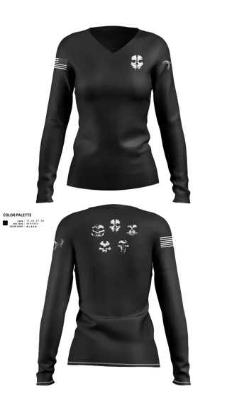 Womens Long Sleeve Vneck Shirt, Nomads, , Teamtime, Team time, sublimation, custom sports apparel, team uniforms, spirit wear, spiritwear, sports uniforms, custom shirts, team store, custom team store, fundraiser sports, apparel fundraiser