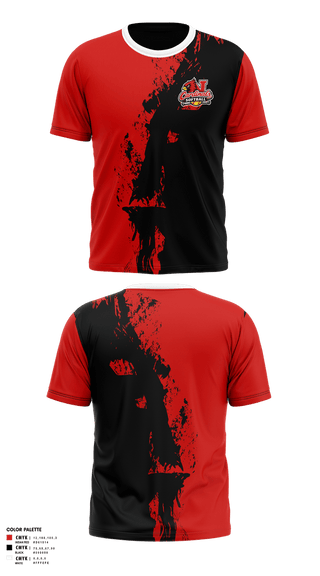 Short Sleeve Performance Shirt, Cardinals, Softball, Teamtime, Team time, sublimation, custom sports apparel, team uniforms, spirit wear, spiritwear, sports uniforms, custom shirts, team store, custom team store, fundraiser sports, apparel fundraiser
