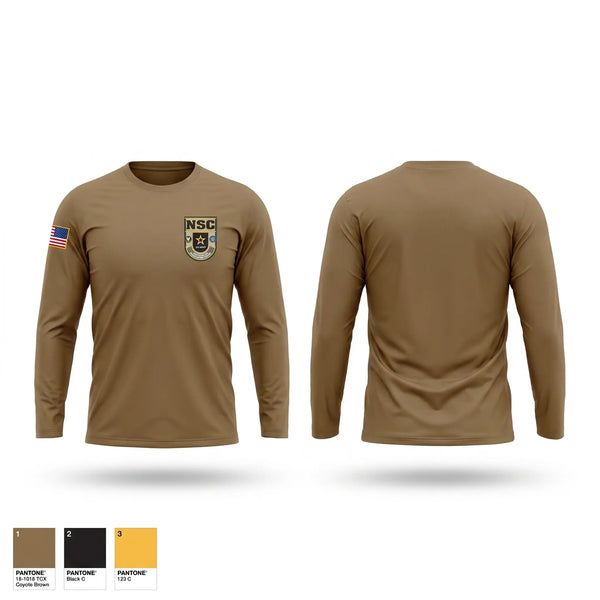 Long Sleeve Performance Shirt, National Simulation Center, Army, Teamtime, Team time, sublimation, custom sports apparel, team uniforms, spirit wear, spiritwear, sports uniforms, custom shirts, team store, custom team store, fundraiser sports, apparel fundraiser