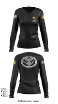 ARCC 53537079 Women's Long Sleeve V-neck Shirt - 105