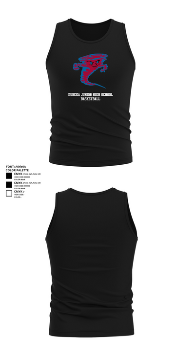 Eureka Junior High School Basketball 17184754 Tank Top - 15