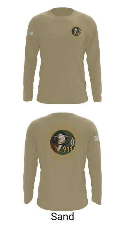 TCSO DISPATCH 56135562 Long Sleeve Performance Shirt 82