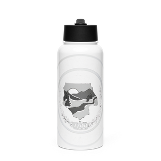 Ashe County Fire Marshal Office 3223251 Stainless Steel Water Bottle with a Straw Lid