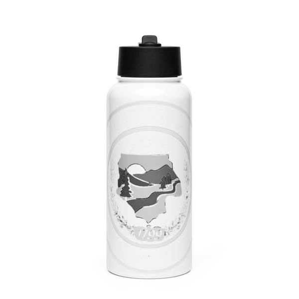 Ashe County Fire Marshal Office 3223251 Stainless Steel Water Bottle with a Straw Lid