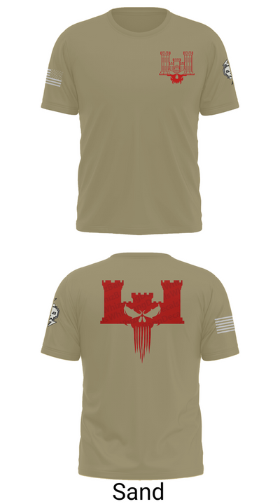 B co 334th BEB 63432042 Short Sleeve Performance Shirt - 96