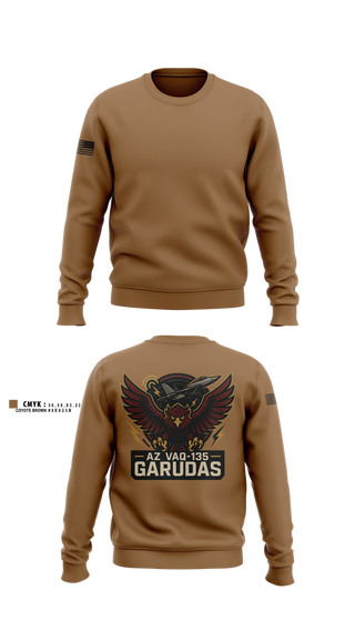 Crew Neck Sweatshirt, VAQ-134, , Teamtime, Team time, sublimation, custom sports apparel, team uniforms, spirit wear, spiritwear, sports uniforms, custom shirts, team store, custom team store, fundraiser sports, apparel fundraiser