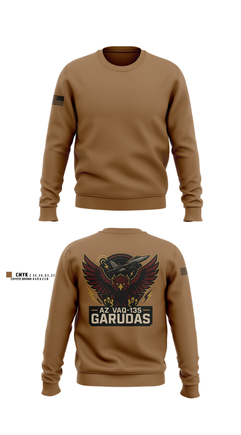 Crew Neck Sweatshirt, VAQ-134, , Teamtime, Team time, sublimation, custom sports apparel, team uniforms, spirit wear, spiritwear, sports uniforms, custom shirts, team store, custom team store, fundraiser sports, apparel fundraiser