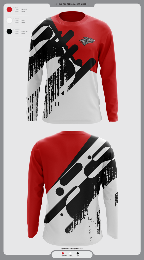 Long Sleeve Performance Shirt, Reed City Cheer, Cheer, Teamtime, Team time, sublimation, custom sports apparel, team uniforms, spirit wear, spiritwear, sports uniforms, custom shirts, team store, custom team store, fundraiser sports, apparel fundraiser