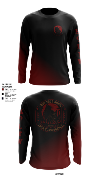 Long Sleeve Performance Shirt, 633 SFS K9, Air Force, Teamtime, Team time, sublimation, custom sports apparel, team uniforms, spirit wear, spiritwear, sports uniforms, custom shirts, team store, custom team store, fundraiser sports, apparel fundraiser