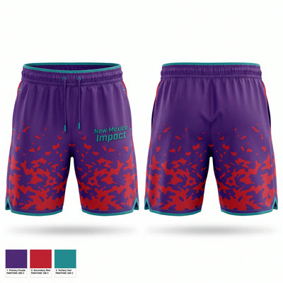 New Mexico Impact Athletic Shorts With Pockets - 1
