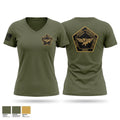 218 srt Women's Short Sleeve V-neck Shirt - 1