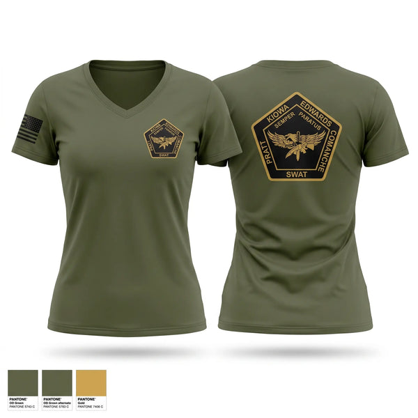 Womens Short Sleeve Vneck Shirt, 218 srt, Police, Teamtime, Team time, sublimation, custom sports apparel, team uniforms, spirit wear, spiritwear, sports uniforms, custom shirts, team store, custom team store, fundraiser sports, apparel fundraiser