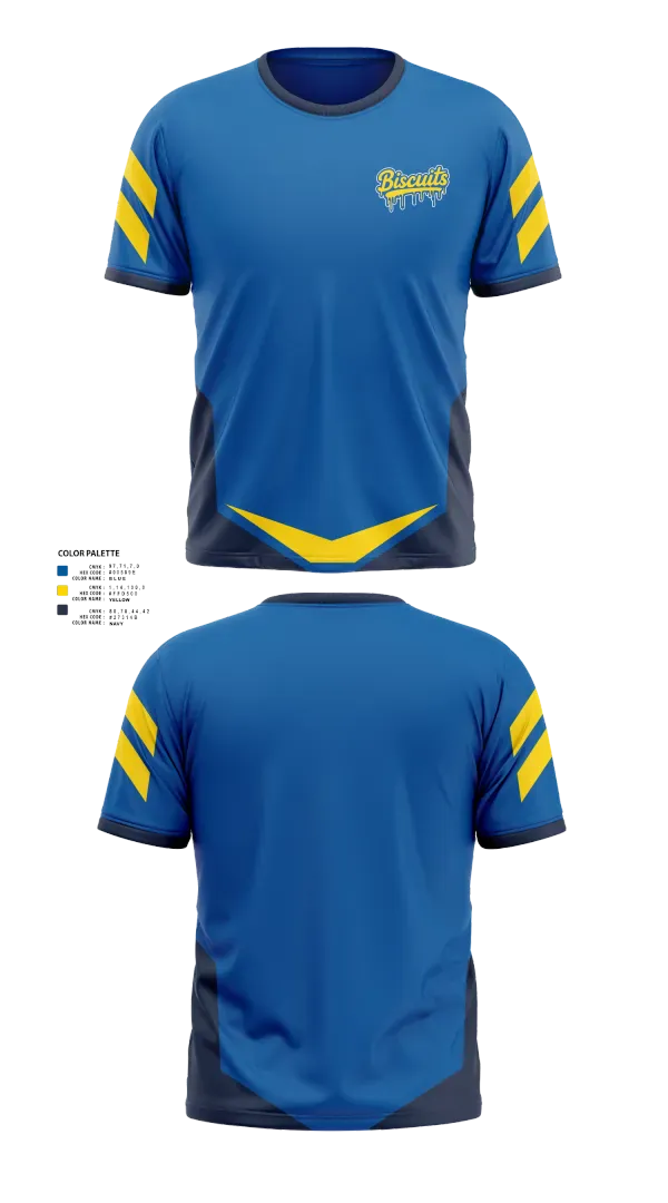 Biscuits 27999052 Short Sleeve Performance Shirt - 21