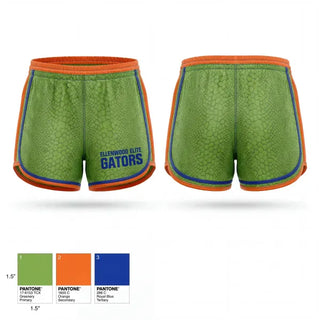 Womens Shorts, Ellenwood Elite Gators, , Teamtime, Team time, sublimation, custom sports apparel, team uniforms, spirit wear, spiritwear, sports uniforms, custom shirts, team store, custom team store, fundraiser sports, apparel fundraiser