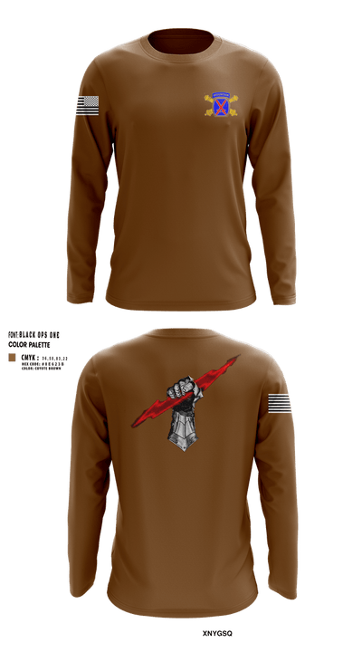 10mtn FIST 76072588 Long Sleeve Performance Shirt 102