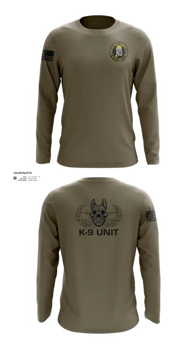 Franklin County Sheriffs Office 473730 Long Sleeve Performance Shirt 112
