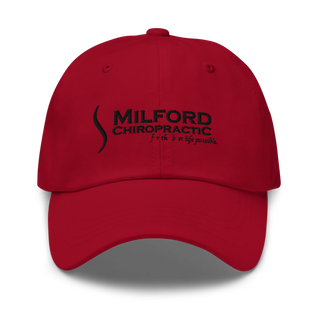 Milford Chiropractic Classic Dad Hat | Yupoong 6245CM