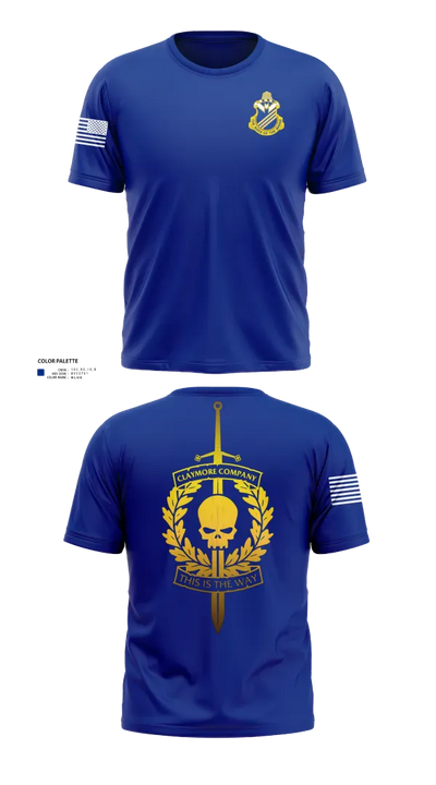 Claymore Company 46685544 Short Sleeve Performance Shirt - 110
