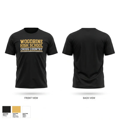 Woodbine High School Cross Country Short Sleeve Performance Shirt - 2