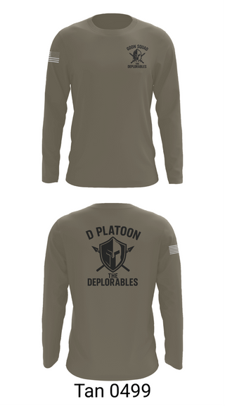 Long Sleeve Performance Shirt, D Platoon, Police, Teamtime, Team time, sublimation, custom sports apparel, team uniforms, spirit wear, spiritwear, sports uniforms, custom shirts, team store, custom team store, fundraiser sports, apparel fundraiser
