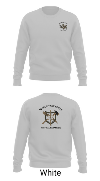 Crew Neck Sweatshirt, Rescue Task Force, Police, Teamtime, Team time, sublimation, custom sports apparel, team uniforms, spirit wear, spiritwear, sports uniforms, custom shirts, team store, custom team store, fundraiser sports, apparel fundraiser
