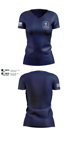 Womens Short Sleeve Vneck Shirt, Rockville City Police, Police, Teamtime, Team time, sublimation, custom sports apparel, team uniforms, spirit wear, spiritwear, sports uniforms, custom shirts, team store, custom team store, fundraiser sports, apparel fundraiser
