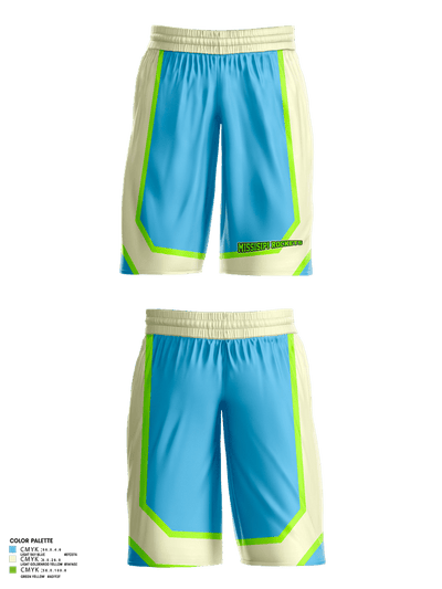 Mississippi rockets 58634551 Mens Basketball Shorts 1