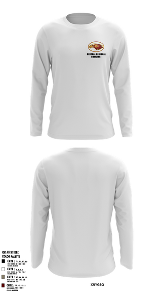 Long Sleeve Performance Shirt, Central Regional High School Bowling, Bowling, Teamtime, Team time, sublimation, custom sports apparel, team uniforms, spirit wear, spiritwear, sports uniforms, custom shirts, team store, custom team store, fundraiser sports, apparel fundraiser