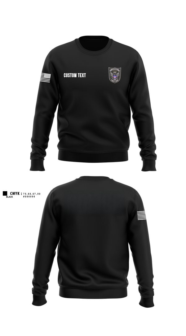 PERRY POLICE DEPARTMENT Crew Neck Sweatshirt - 13