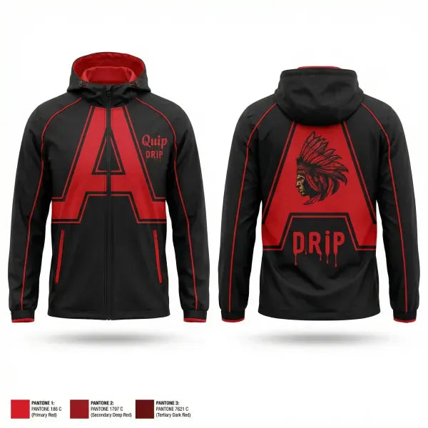 Windbreaker, Aliquippa Quips, , Teamtime, Team time, sublimation, custom sports apparel, team uniforms, spirit wear, spiritwear, sports uniforms, custom shirts, team store, custom team store, fundraiser sports, apparel fundraiser