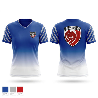 Dragons FC Women's Short Sleeve V-neck Shirt - 1