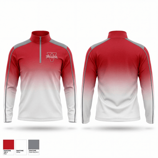 Quarter Zip Jacket, Vandalia Vandals, Track & Field, Teamtime, Team time, sublimation, custom sports apparel, team uniforms, spirit wear, spiritwear, sports uniforms, custom shirts, team store, custom team store, fundraiser sports, apparel fundraiser