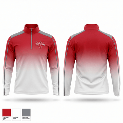Vandalia Vandals 57126239 Quarter Zip Jacket - 1