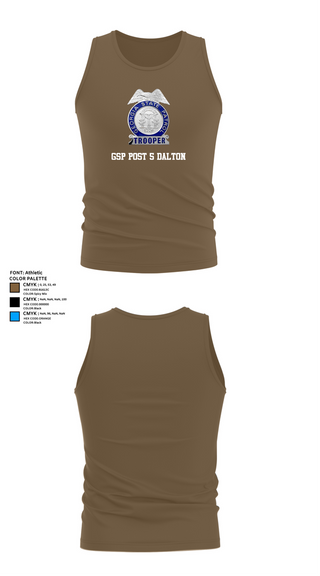 Tank Top, GSP POST 5 DALTON, Police, Teamtime, Team time, sublimation, custom sports apparel, team uniforms, spirit wear, spiritwear, sports uniforms, custom shirts, team store, custom team store, fundraiser sports, apparel fundraiser