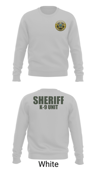 Crew Neck Sweatshirt, Pender County Sheriff’s Office K9, Police, Teamtime, Team time, sublimation, custom sports apparel, team uniforms, spirit wear, spiritwear, sports uniforms, custom shirts, team store, custom team store, fundraiser sports, apparel fundraiser