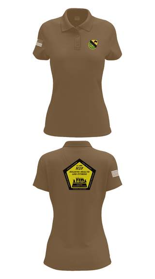 Womens Short Sleeve Performance Polo, 1st Cav 3CR, , Teamtime, Team time, sublimation, custom sports apparel, team uniforms, spirit wear, spiritwear, sports uniforms, custom shirts, team store, custom team store, fundraiser sports, apparel fundraiser