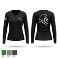 VMFA-121 Women's Long Sleeve V-neck Shirt - 1