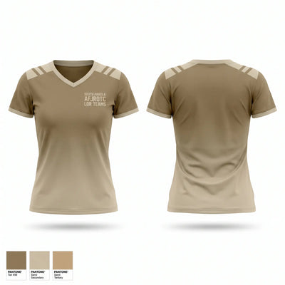 SOUTH PANOLA AFJROTC LDR TEAMSSPHS AFJROTC LDR TEAMS Women's Short Sleeve V-neck Shirt - 1