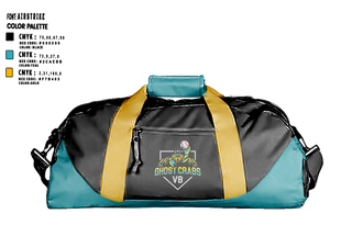 Duffle Bag, Ghost Crabs, Baseball, Teamtime, Team time, sublimation, custom sports apparel, team uniforms, spirit wear, spiritwear, sports uniforms, custom shirts, team store, custom team store, fundraiser sports, apparel fundraiser