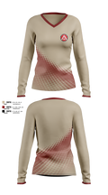 Gracie JiuJitsu Athens 70978792 Women's Long Sleeve V-neck Shirt - 100