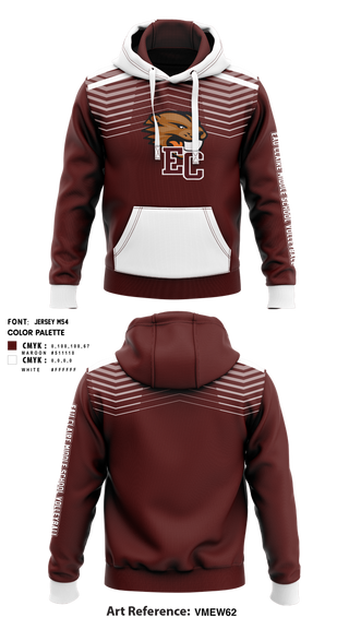 Hoodie, Eau Claire Middle School Volleyball, Women's Volleyball, Teamtime, Team time, sublimation, custom sports apparel, team uniforms, spirit wear, spiritwear, sports uniforms, custom shirts, team store, custom team store, fundraiser sports, apparel fundraiser