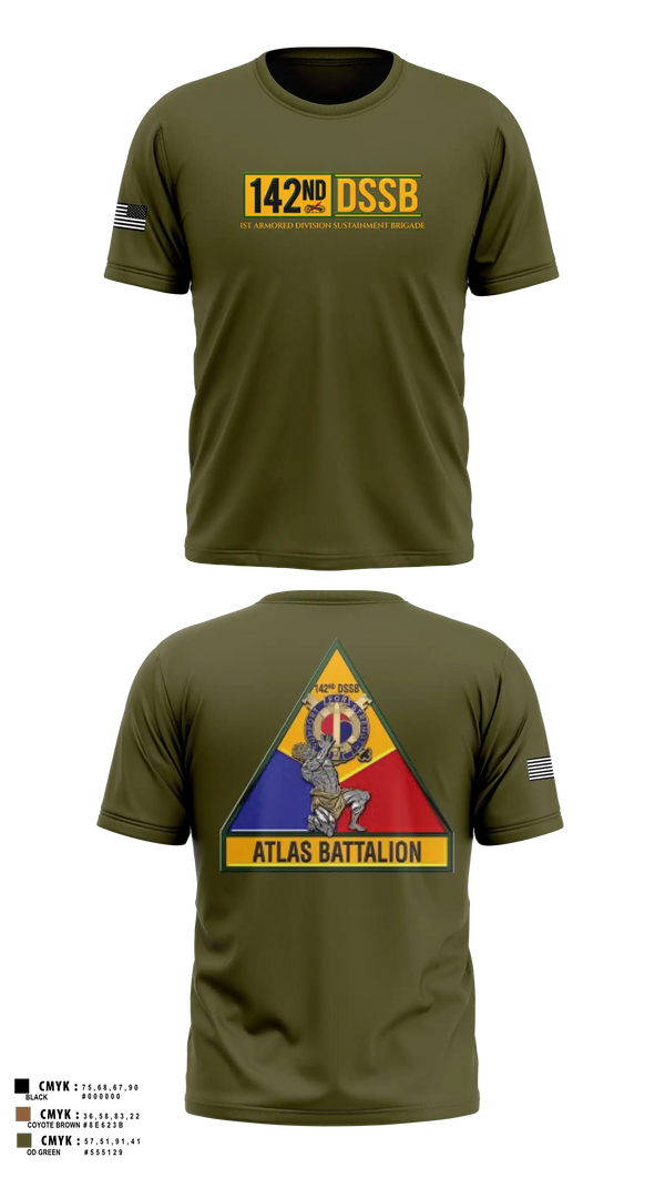 Short Sleeve Performance Shirt, 142d DSSB, Army, Teamtime, Team time, sublimation, custom sports apparel, team uniforms, spirit wear, spiritwear, sports uniforms, custom shirts, team store, custom team store, fundraiser sports, apparel fundraiser
