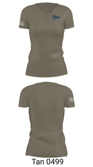 Womens Short Sleeve Vneck Shirt, CMPD, Police, Teamtime, Team time, sublimation, custom sports apparel, team uniforms, spirit wear, spiritwear, sports uniforms, custom shirts, team store, custom team store, fundraiser sports, apparel fundraiser