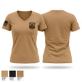 CDTF Women's Short Sleeve V-neck Shirt - 1