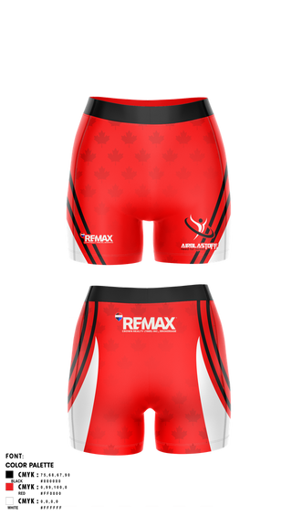 Womens Compression Shorts, Airblastoff Lions, Track & Field, Teamtime, Team time, sublimation, custom sports apparel, team uniforms, spirit wear, spiritwear, sports uniforms, custom shirts, team store, custom team store, fundraiser sports, apparel fundraiser