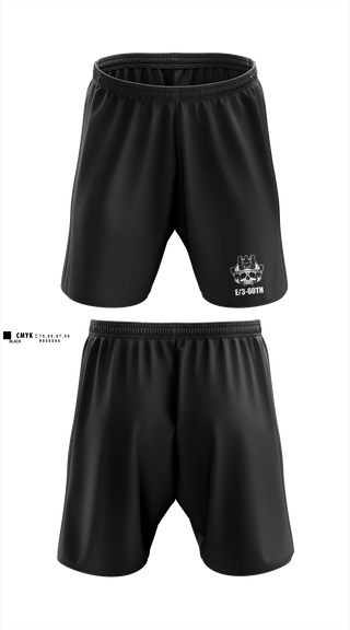 Athletic Shorts With Pockets, ECHO COMPANY, 3-60TH IN, Army, Teamtime, Team time, sublimation, custom sports apparel, team uniforms, spirit wear, spiritwear, sports uniforms, custom shirts, team store, custom team store, fundraiser sports, apparel fundraiser
