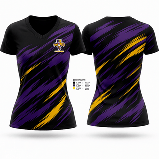 Womens Short Sleeve Vneck Shirt, Affton Cougars, Wrestling, Teamtime, Team time, sublimation, custom sports apparel, team uniforms, spirit wear, spiritwear, sports uniforms, custom shirts, team store, custom team store, fundraiser sports, apparel fundraiser