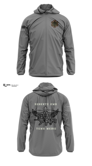 Windbreaker, Schertz SWAT, Fire Department, Teamtime, Team time, sublimation, custom sports apparel, team uniforms, spirit wear, spiritwear, sports uniforms, custom shirts, team store, custom team store, fundraiser sports, apparel fundraiser