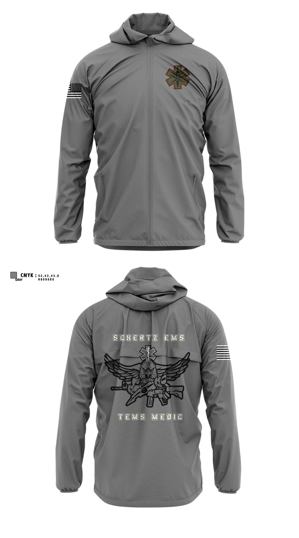 Windbreaker, Schertz SWAT, Fire Department, Teamtime, Team time, sublimation, custom sports apparel, team uniforms, spirit wear, spiritwear, sports uniforms, custom shirts, team store, custom team store, fundraiser sports, apparel fundraiser